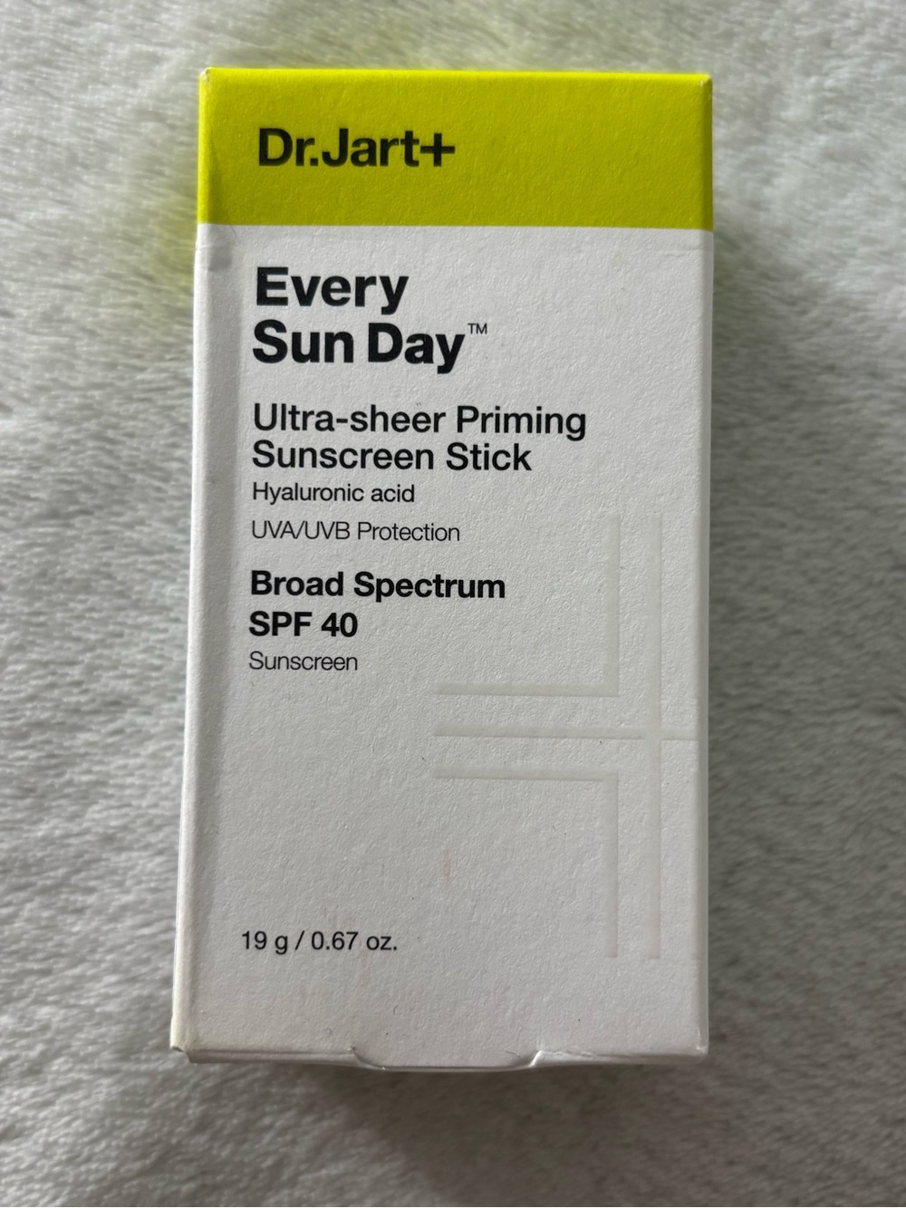 Dr.Jart+ Every Sun Day Ultra-sheer Priming Sunscreen Stick SPF 40 0.67 oz